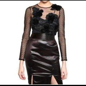 Victor & Rolf tulle blouse top